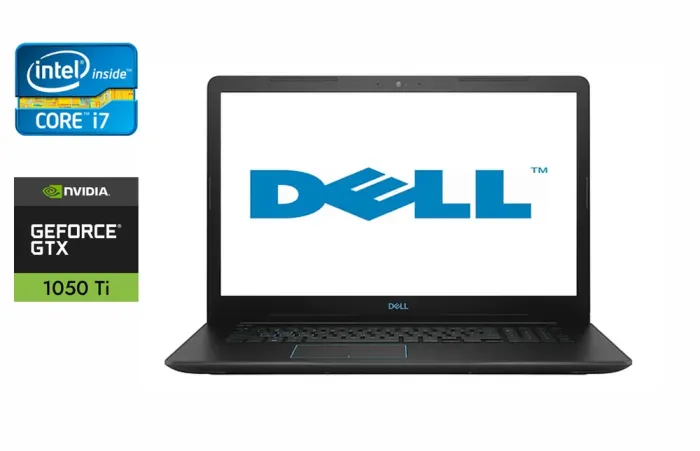 Ігровий ноутбук Б-клас Dell G3 3779 / 15.6" (1920x1080) IPS / Intel Core i7-8750H (6 (12) ядер по 2.2 - 4.1 GHz) / 16 GB DDR4 / 128 GB SSD + 1000 GB HDD / nVidia GeForce GTX 1050 Ti, 4 GB GDDR5, 128-bit / WebCam / HDMI б/в - зображення 1