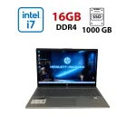 Ультрабук Б-клас HP 15-fd0182wm / 15.6" (1920x1080) IPS / Intel Core i7-1355U (10 (12) ядер по 3.7 - 5.0 GHz) / 16 GB DDR4 / 1000 GB SSD / Intel Iris Xe Graphics / WebCam б/в
