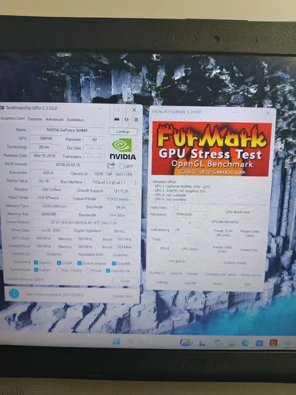 Ноутбук Asus R541U / 15.6" (1920x1080) TN / Intel Core i5-6198DU (2 (4) ядра по 2.3 - 2.8 GHz) / 16 GB DDR4 / 512 GB SSD / nVidia GeForce 920MX, 2 GB GDDR3, 64-bit / WebCam / DVD-ROM б/в - зображення 8