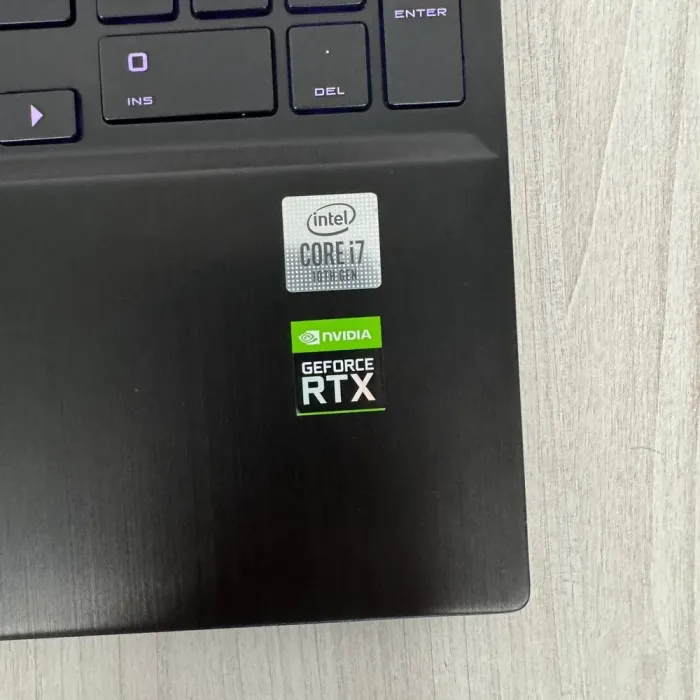 Ігровий ноутбук HP Omen 15-dh1050nr / 15.6" (1920x1080) IPS / Intel Core i7-10750H (6 (12) ядер по 2.6 - 5.0 GHz) / 16 GB DDR4 / 512 GB SSD NVMe / nVidia GeForce RTX 2060, 6 GB GDDR6, 192-bit / WebCam б/в - зображення 6