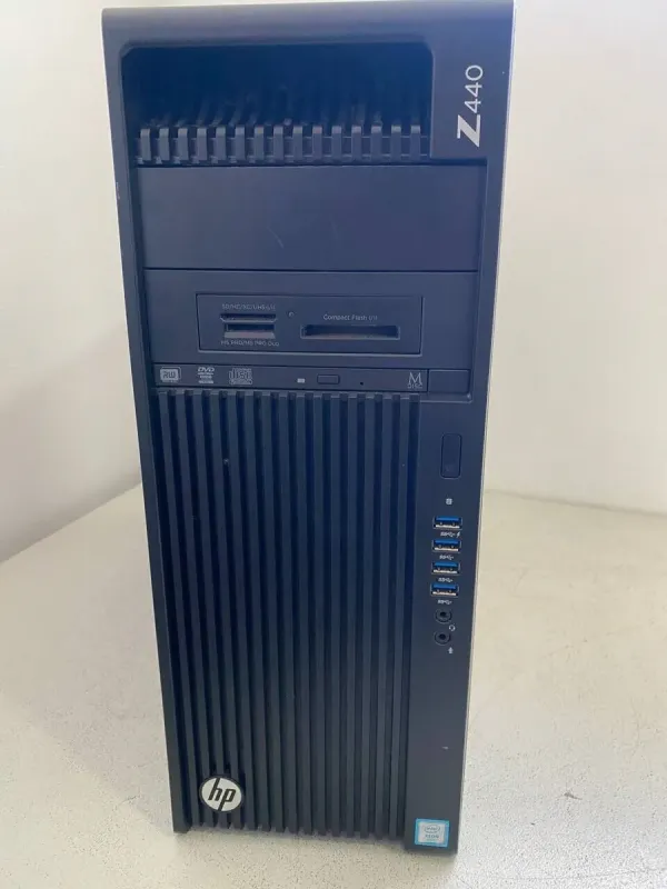 Робоча станція Б-клас HP Z440 Workstation Tower / Intel Xeon E5-2683 v3 (14 (28) ядер по 2.0 - 3.0 GHz) / 64 GB DDR4 / 240 GB SSD / nVidia Quadro M2000, 4 GB GDDR5, 128-bit / DVD-ROM / DisplayPort б/в - изображение 2