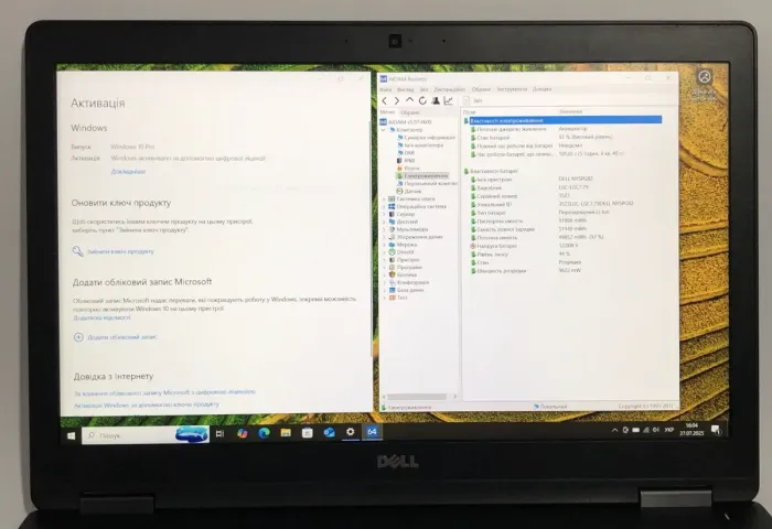 Мобільна робоча станція Б-клас Dell Precision 3520 / 15.6" (1920x1080) IPS / Intel Core i7-7820HQ (4 (8) ядра по 2.9 - 3.9 GHz) / 16 GB DDR4 / 256 GB SSD / nVidia Quadro M620, 2 GB GDDR5, 128-bit / WebCam / Win 10 Pro б/в - зображення 10