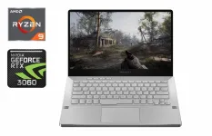 Ігровий ноутбук Asus ROG Zephyrus G 14 GA401Q / 14" (1920x1080) IPS / AMD Ryzen 9 5900HS (8 (16) ядер по 3.0 - 4.6 GHz) / 16 GB DDR4 / 1000 GB SSD / nVidia GeForce RTX 3060, 6 GB GDDR6, 192-bit / WebCam / Windows 11 б/в
