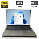 Мобільна робоча станція HP ZBook Firefly 16 G9 / 16" (1920x1200) IPS / Intel Core i5-1240P (12 (16) ядер по 3,3 - 4,4 ГГц) / 16 ГБ DDR5 / 1000 ГБ SSD M.2 / Intel Iris Xe Graphics / WebCam / Fingerprint б/в
