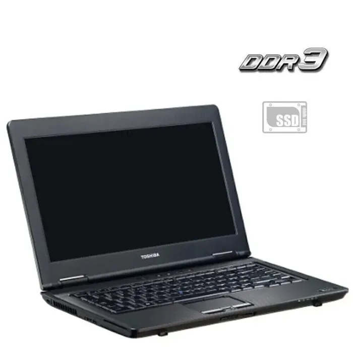 Ноутбук Toshiba Tecra M11 / 14" (1366x768) TN / Intel Core i3-370M (2 (4) ядра по 2.4 GHz) / 4 GB DDR3 / 120 GB SSD / Intel HD Graphics / WebCam б/в - зображення 1