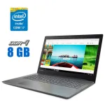 Ноутбук Lenovo IdeaPad 320-15IKB / 15.6" (1920x1080) TN / Intel Core i7-7500U (2 (4) ядра по 2.7-3.5 GHz) / 8 GB DDR4 / 256 GB SSD / HD Graphics 620 / WebCam б/в