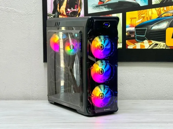 Ігровий ПК GameMax StarLight FRGB Tower / Intel Xeon E5-2640 (6 (12) ядер по 2.5 - 3.0 GHz) / 32 GB DDR4 / 512 GB SSD / AMD Radeon RX 6600, 8 GB GDDR6, 128-bit / 500W / Win 10 б/в - зображення 2