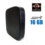 Неттоп HP t540 Thin Client USFF / AMD Ryzen Embedded R1305G (2 (4) ядра 1,5 - 2,8 ГГц) / 16 ГБ DDR4 / 512 ГБ SSD M.2 / Графіка AMD Radeon Vega 3 / 45 Вт б/в