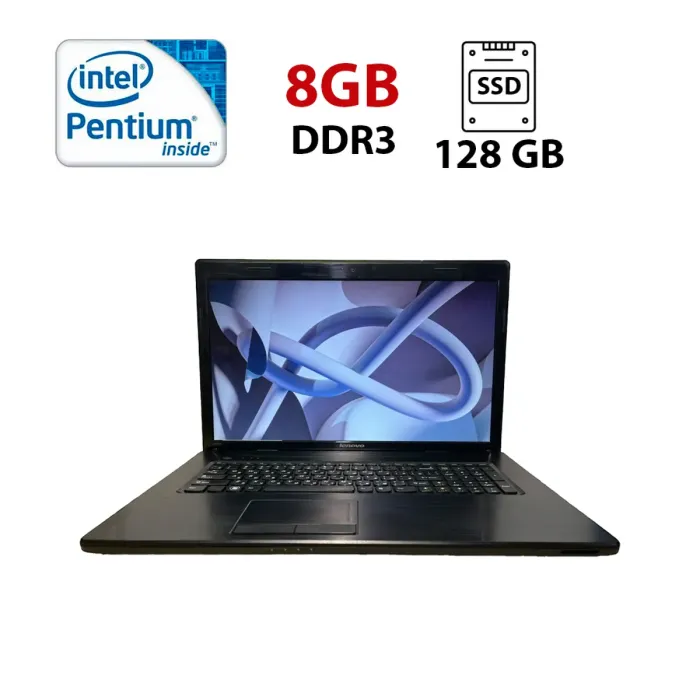 Ноутбук Lenovo G780 / 17.3" (1600x900) TN / Intel Pentium B970 (2 ядра по 2.3 GHz) / 8 GB DDR3 / 128 GB SSD / Intel HD Graphics / WebCam б/в - зображення 1