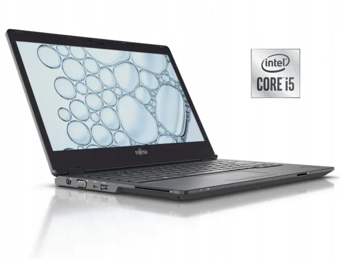 Ультрабук Fujitsu Lifebook U7410 / 14" (1920x1080) IPS Touch / Intel Core i5-10210U (4 (8) ядра по 1.6 - 4.2 GHz) / 16 GB DDR4 / 512 GB SSD M.2 / Intel UHD Graphics / WebCam / Win 10 Pro б/в - зображення 1