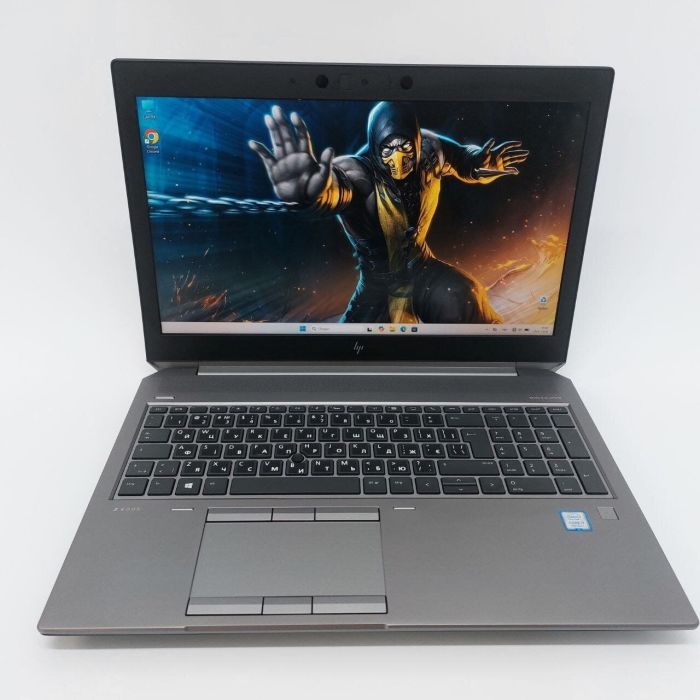 Мобільна робоча станція HP ZBook 15 G6 / 15,6" (1920x1080) IPS / Intel Core i7-9850H (6 (12) ядра по 2,6 - 4,6 ГГц) / 16 ГБ DDR4 / 512 ГБ SSD / nVidia Quadro T1000, 4 ГБ GDDR5, 128-біт / WebCam б/в - изображение 3