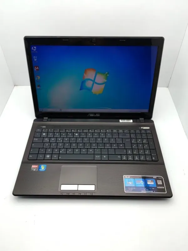 Ноутбук Asus K53 / 15.6" (1366x768) TN / AMD A6-3420M (4 ядра по 1.5 - 2.4 GHz) / 6 GB DDR3 / 500 GB HDD / AMD Radeon HD 6520G Graphics / WebCam / VGA б/в - зображення 7