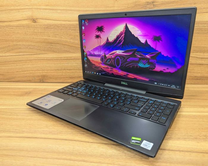 Ігровий ноутбук Dell G5 5500 / 15.6" (1920x1080) IPS / Intel Core i7-10750H (6 (12) ядер по 2.6 - 5.0 GHz) / 16 GB DDR4 / 500 GB SSD / nVidia GeForce GTX 1650 Ti, 4 GB GDDR6, 128-bit / WebCam / Windows 10 б/в - зображення 5