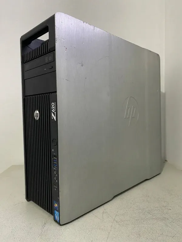 Робоча станція Б-клас HP Z620 Workstation Tower / 2x Intel Xeon E5-2658 v2 (10 (20) ядер по 2.4 - 3.0 GHz) / 64 GB DDR3 / 240 GB SSD / nVidia Quadro 4000, 2 GB GDDR5, 256-bit / DVD-ROM б/в - зображення 2