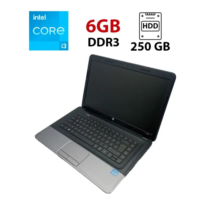 Ноутбук HP Pavilion 650 / 15.6" (1366x768) TN / Intel Core i3-2328M (2 (4) ядра по 2.2 GHz) / 6 GB DDR3 / 250 GB HDD / Intel HD Graphics 3000 / WebCam б/в - зображення 1