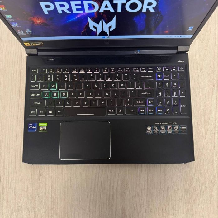 Ігровий ноутбук Acer Predator Helios 300 PH315-54 / 15.6" (1920x1080) IPS / Intel Core i9-11900H (8 (16) ядер по 2,5 - 4,9 ГГц) / 16 ГБ DDR4 / 512 ГБ SSD NVMe / nVidia GeForce RTX 3060, 6 ГБ GDDR6, 192-bit / WebCam б/в - зображення 7