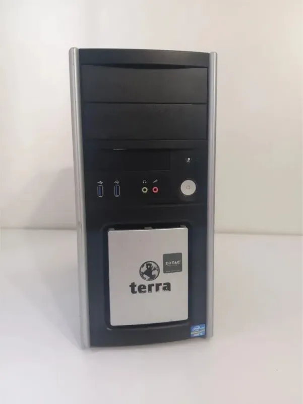 Ігровий ПК Terra s1150 Black Tower / Intel Core i5-4590 (4 ядра по 3.3 - 3.7 GHz) / 16 GB DDR3 / 120 GB SSD + 750 GB HDD / AMD Radeon RX 570, 8GB GDDR5, 256-bit / 600W б/в - зображення 2