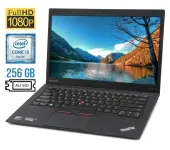 Ультрабук Б-клас Lenovo ThinkPad X1 Carbon (4th Gen) / 14" (1920x1080) IPS / Intel Core i5-6300U (2 (4) ядра по 2.4 - 3.0 GHz) / 8 GB DDR3 / 256 GB SSD M.2 / Intel HD Graphics 520 / WebCam / Fingerprint б/в