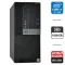 Комп'ютер Dell OptiPlex 7040 Tower / Intel Core i5-6500 (4 ядра по 3.2 -3.6 GHz) / 16 GB DDR4 / 1000 GB SSD / AMD Radeon RX 550, 4 GB GDDR5, 128-bit / DVD-ROM / Windows 11 Pro б/в