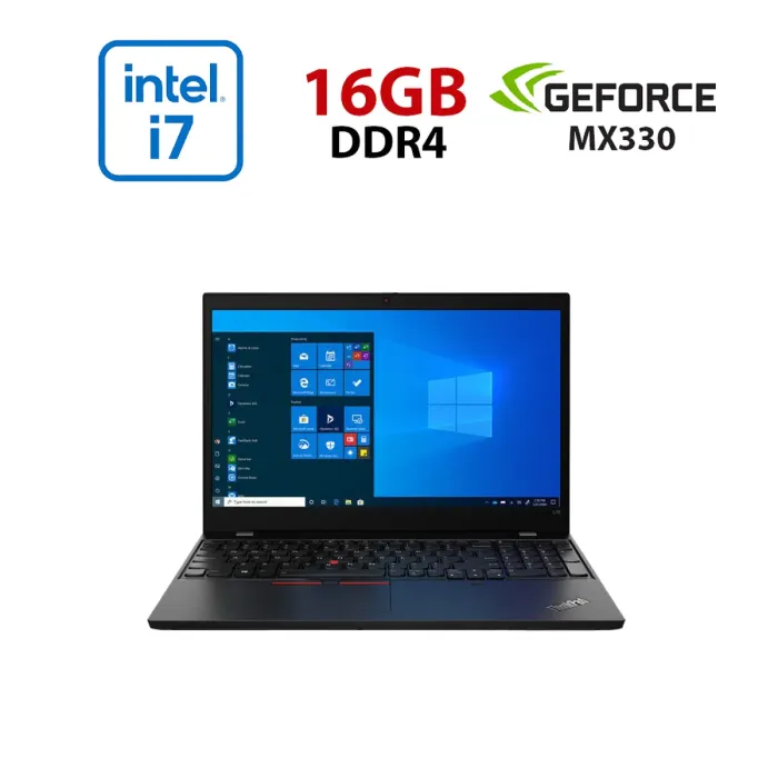 Ультрабук Lenovo ThinkPad T15 Gen 1 / 15.6" (1920x1080) IPS / Intel Core i7-10510U (4 (8) ядра по 1.8 - 4.9 GHz) / 16 GB DDR4 / 480 GB SSD / nVidia GeForce MX330, 2 GB GDDR5, 64-bit / WebCam б/в - зображення 1