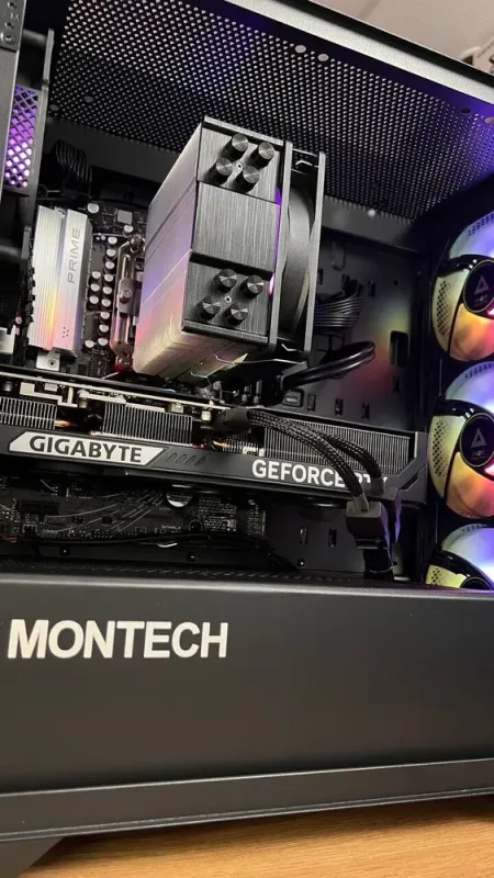 Збірка на замовлення: ігровий ПК Montech Air 1000 Premium Black Tower / AMD Ryzen 5 7500F (6 (12) ядер по 3,7 - 5,0 ГГц) / 32 ГБ DDR5 / 1000 ГБ SSD M.2 / nVidia GeForce RTX 5070, 12 ГБ GDDR7, 192-bit / 750W - зображення 6