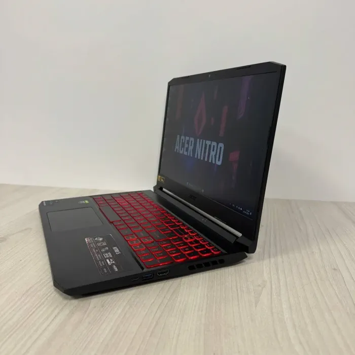 Ігровий ноутбук Б-клас Acer Nitro 5 AN515-55 / 15.6" (1920x1080) IPS / Intel Core i5-11400H (6 (12) ядер по 2.7 - 4.5 GHz) / 16 GB DDR4 / 512 GB SSD NVMe / nVidia GeForce RTX 3050 Ti, 4 GB GDDR6, 128-bit / WebCam б/в - зображення 5