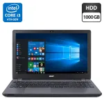 Ноутбук Б-клас Acer Aspire E5-571 / 15.6" (1366x768) TN / Intel Core i3-4030U (2 (4) по 1.9 GHz) / 4 GB DDR3 / 1000 GB HDD / Intel HD Graphics 4400 / WebCam б/в