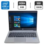 Ноутбук Б-клас HP ProBook 440 G6 / 14" (1920x1080) TN / Intel Core i3-8145U (2 (4) ядра по 2.1 - 3.9 GHz) / 8 GB DDR4 / 128 GB SSD / Intel UHD Graphics 620 / WebCa б/в