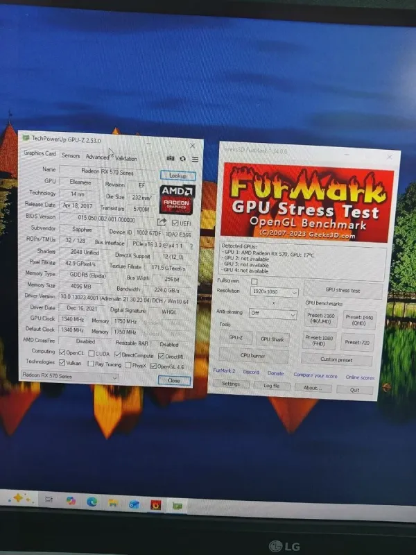 Комп'ютер Fujitsu Esprimo P956 E90 Tower / Intel Core i5-6600 (4 ядра по 3,3 - 3,9 ГГц) / 16 ГБ DDR4 / 256 ГБ SSD M.2 + 500 ГБ HDD / AMD Radeon RX 570, 4 ГБ GDDR5, 256-біт / DVD-ROM б/в - зображення 9