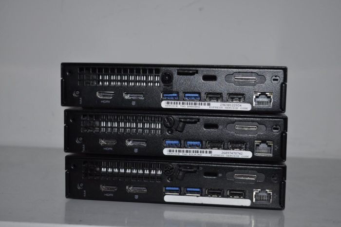 Неттоп Dell OptiPlex 3040 Micro USFF / Intel Core i5-6500T (4 ядра по 2.5 - 3.1 GHz) / 8 GB DDR3 / 250 GB HDD / Intel HD Graphics 530 / Блок питания б/в - зображення 4