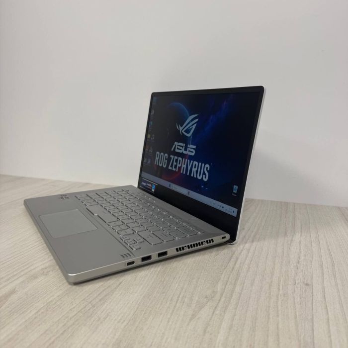 Ігровий ноутбук Asus ROG Zephyrus G14 GA401QM / 14" (1920x1080) IPS / AMD Ryzen 9 5900HS (8 (16) ядер по 3,0 - 4,6 ГГц) / 16 ГБ DDR4 / 512 ГБ SSD / nVidia GeForce RTX 3060, 6 ГБ GDDR6, 192-біт / Без веб-камери б/в - зображення 6