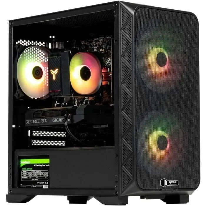 Ігровий ПК STALKER FLOW_FBNU3 Tower / AMD Ryzen 5 8400F (6 (12) ядер по 4,2 - 4,7 ГГц) / 16 ГБ DDR5 / 960 ГБ SSD / nVidia GeForce RTX 5060, 8 ГБ GDDR7, 128-bit - зображення 3