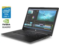 Мобільна робоча станція HP ZBook Studio G3 / 15.6" (1920x1080) IPS / Intel Core i7-6700HQ (4 (8) ядра по 2.6 - 3.5 GHz) / 16 GB DDR4 / 512 GB SSD / nVidia Quadro M1000M, 2 GB DDR5, 128-bit / WebCam б/в
