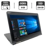 Нетбук-трансформер Б-клас Lenovo Yoga S1 / 12.5" (1920x1080) TN Touch / Intel Core i7-4600U (2 (4) ядра по 2.1 - 3.3 GHz) / 8 GB DDR3 / 256 GB SSD / Intel HD Graphics 4400 / WebCam б/в