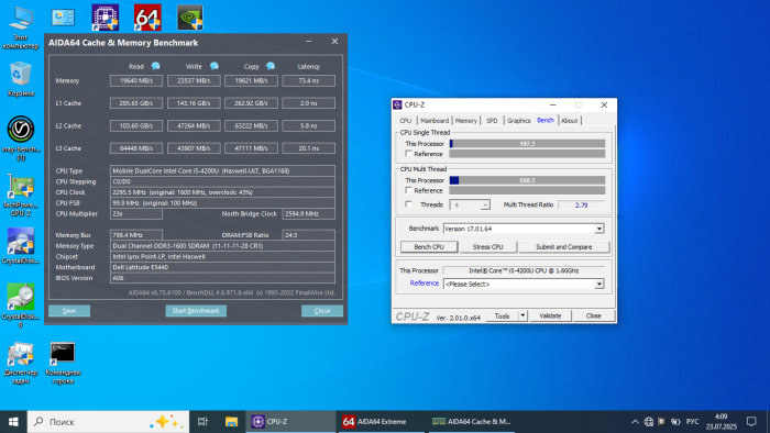 Ноутбук Dell Latitude E5440 / 14" (1366x768) TN / Intel Core i5-4200U (2 (4) ядра по 1.6 - 2.6 GHz) / 16 GB DDR3 / 256 GB SSD / Intel HD Graphics 4400 / WebCam б/в - зображення 7