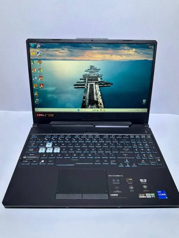 Ігровий ноутбук Asus TUF Gaming F15 FX506H / 15.6" (1920x1080) IPS / Intel Core i5-11400H (6 (12) ядер по 4.5 GHz) / 16 GB DDR4 / 512 GB SSD / nVidia GeForce RTX 3050 Ti, 4 GB GDDR6, 128-bit / WebCam б/в - зображення 9