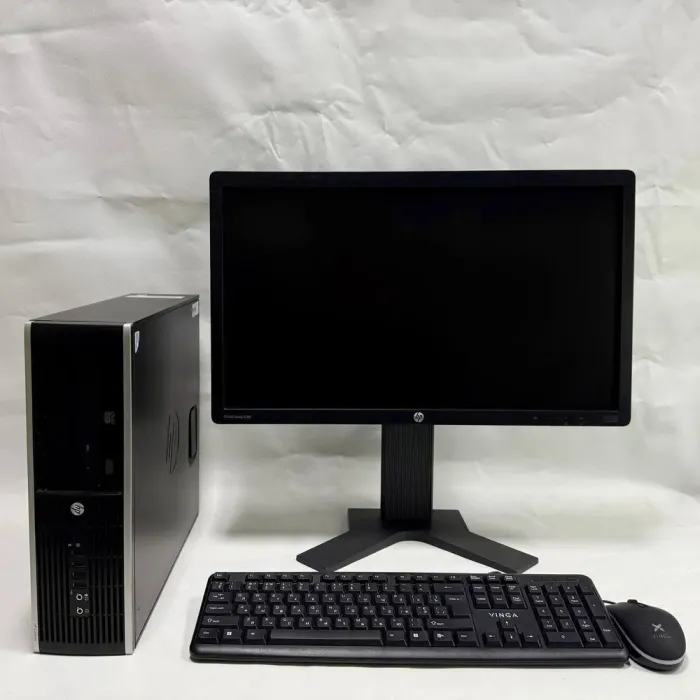Комплект ПК: HP Compaq Elite 8300 SFF / Intel Xeon E3-1220 v2 (4 ядра по 3.1 - 3.5 GHz) / 8 GB DDR3 / 500 GB HDD / AMD Radeon HD 5450, 512 MB GDDR2, 64-bit + Монітор Б-клас HP EliteDisplay E231 / 23" (1920x1080) TN б/в - зображення 2