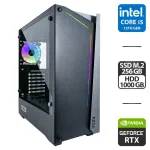 Новий ігровий ПК Azza / Core i5-12400F (6 ядер по 2.5-4.4GHz) / 16GB DDR4 / 256GB SSD M.2 + 1000GB HDD / GeForce RTX 3070, 8GB GDDR6, 192-bit / 750W