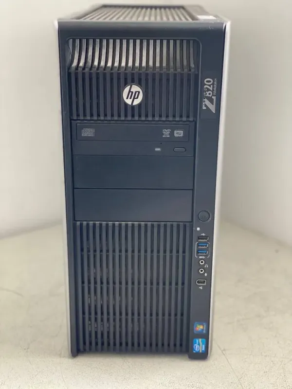 Робоча станція HP Z820 Workstation Tower / 2x Intel Xeon E5-2658 v2 (10 (20) ядер по 2.4 - 3.0 GHz) / 64 GB DDR3 / 240 GB SSD / AMD Radeon R9 280, 3 GB GDDR5, 384-bit / DVD-ROM б/в - зображення 2
