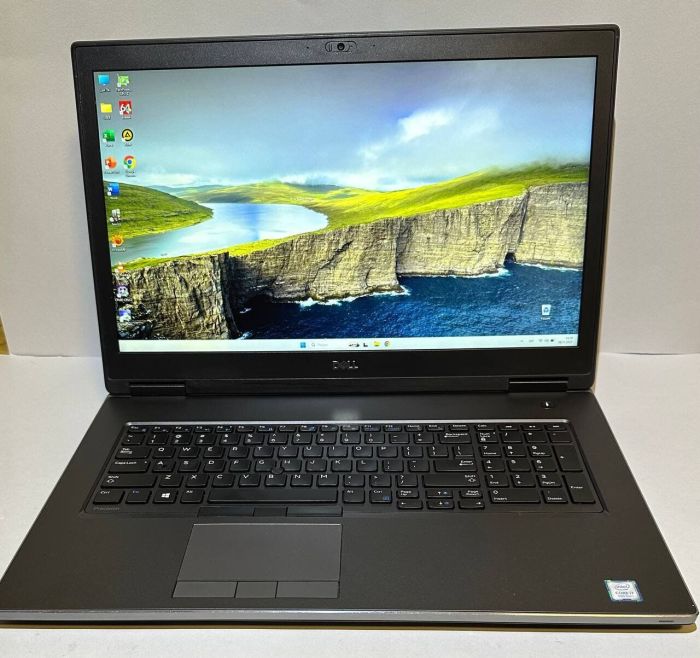 Мобільна робоча станція Dell Precision 7740 / 17,3" (1920x1080) IPS / Intel Core i7-9750H (6 (12) ядер по 2,6 - 4,5 ГГц) / 64 ГБ DDR4 / 1000 ГБ SSD / nVidia Quadro RTX 4000, 8 ГБ GDDR6, 256-біт / HDMI / WebCam б/в - зображення 9