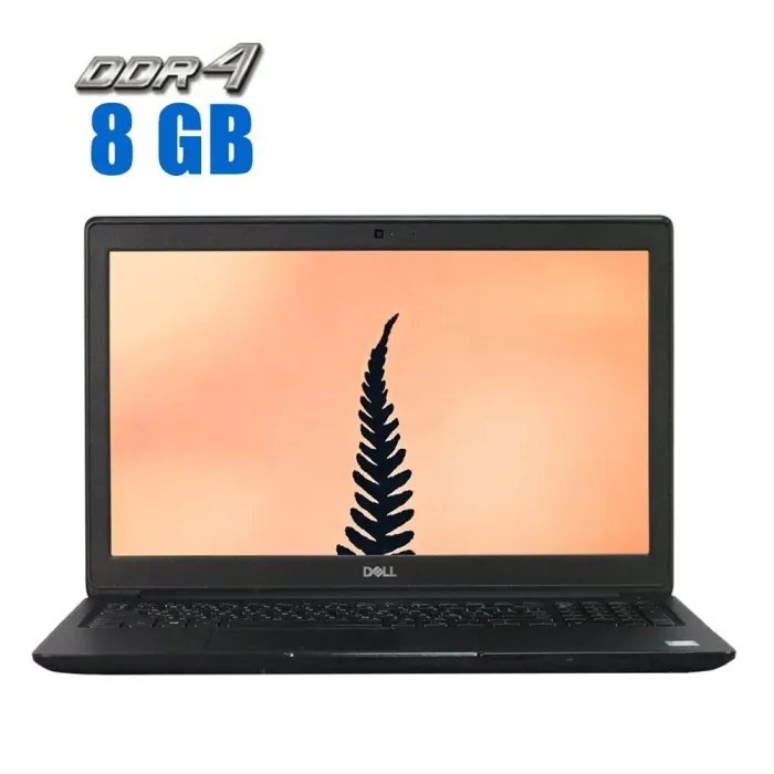 Ноутбук Dell Latitude 3500 / 15.6" (1366x768) TN / Intel Core i3-8145U (2 (4) ядра по 2.1 - 3.9 GHz) / 8 GB DDR4 / 240 GB SSD / Intel UHD Graphics / WebCam / Windows 10 Pro б/в - зображення 1