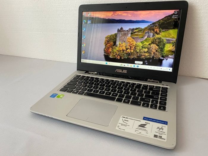 Ноутбук Б-клас Asus K401L / 14" (1920x1080) TN / Intel Core i5-5200U (2 (4) ядра по 2.2 - 2.7 GHz) / 8 GB DDR3 / 128 GB SSD / nVidia GeForce 940M, 2 GB DDR3, 64-bit / WebCam / HDMI б/в - зображення 2