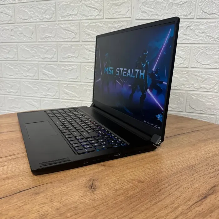 Ігровий ноутбук MSI GS76 Stealth 11UG / 17.3" (1920x1080) IPS / Intel Core i9-11900H (8 (16) ядер по 2.5 - 4.9 GHz) / 32 GB DDR4 / 1000 GB SSD NVMe / nVidia GeForce RTX 3070, 8 GB GDDR6, 256-bit / WebCam б/в - зображення 5