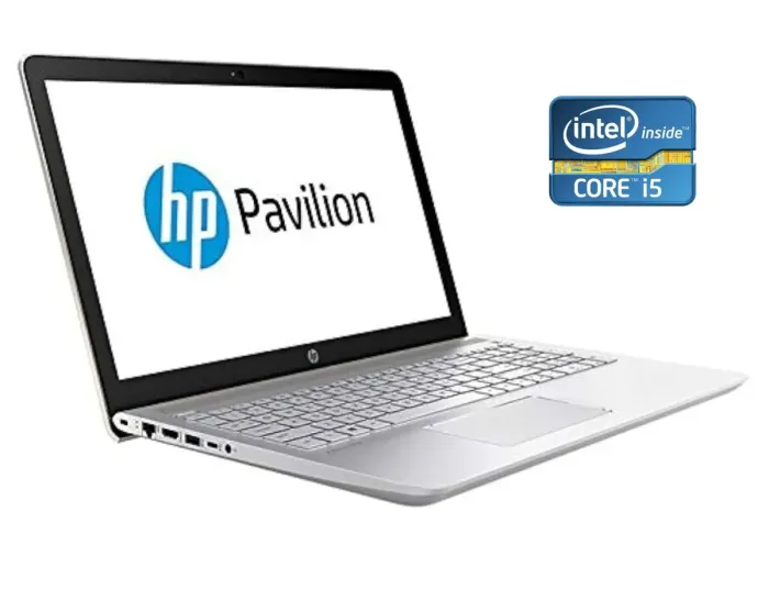 Ноутбук Б-клас HP Pavilion 15-cc123c / 15.6" (1366x768) TN Touch / Intel Core i5-8250U (4 (8) ядра по 1.6 - 3.4 GHz) / 8 GB DDR4 / 240 GB SSD / Intel HD Graphics 620 / WebCam / Windows 10 б/в - зображення 1