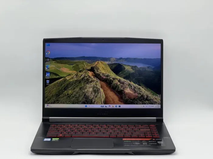 Ігровий ноутбук MSI GF63 Thin 95C / 15.6" (1920x1080) IPS / Intel Core i5-9300H (4 (8) ядра по 2.4 - 4.1 GHz) / 16 GB DDR4 / 480 GB SSD / nVidia GeForce GTX 1650, 4 GB GDDR5, 128-bit / WebCam б/в - зображення 2