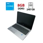 Ноутбук HP ProBook 650 / 15.6" (1920x1080) TN / Intel Core i5-4210M (2 (4) ядра по 2.6 - 3.2 GHz) / 8 GB DDR3 / 240 GB SSD / Intel HD Graphics 4600 / WebCam / HDMI б/в
