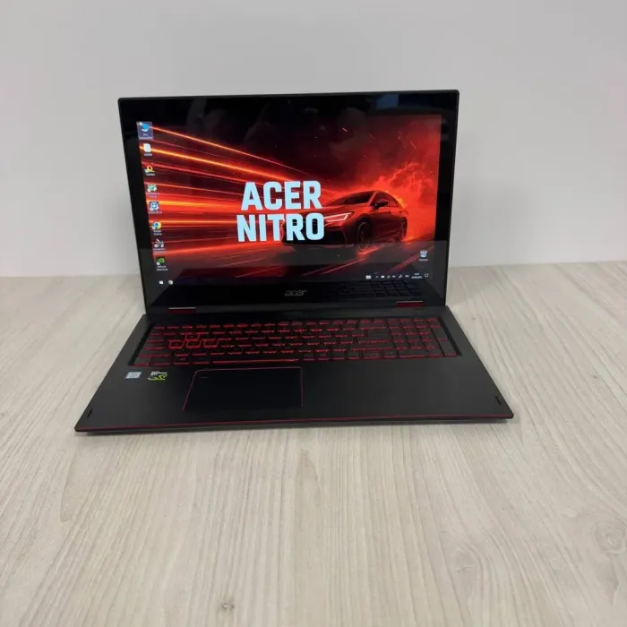 Ігровий ноутбук-трансформер Acer Nitro 5 Spin NP515-51 / 15.6" (1920x1080) IPS Touch / Intel Core i7-8550U (4 (8) ядра по 1.8 - 4.0 GHz) / 8 GB DDR4 / 256 GB SSD M.2 + 1000 GB HDD / nVidia GeForce GTX 1050, 4 GB GDDR5, 128-bit / WebCam б/в - зображення 2