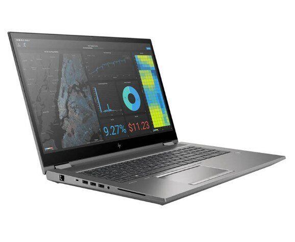 Мобільна робоча станція HP ZBook Fury 17 G7 / 17,3" (1920x1080) IPS / Intel Core i7-10750H (6 (12) ядер по 2,6 - 5,0 ГГц) / 32 ГБ DDR4 / 480 ГБ SSD / nVidia Quadro RTX 5000 Max-Q, 16 ГБ GDDR6, 256-біт / WebCam б/в - зображення 3