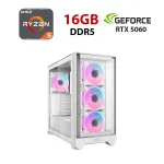 Ігровий ПК Ice Dominator Pro G2302W Tower / AMD Ryzen 5 8400F (6 (12) ядер по 4,2 - 4,7 ГГц) / 16 ГБ DDR5 / 480 ГБ SSD / nVidia GeForce RTX 5060, 8 ГБ GDDR7, 128-bit