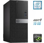 Ігровий ПК Dell OptiPlex 5050 Tower / Intel Core i7-6700 (4 (8) ядра по 3.4 - 4.0 GHz) / 16 GB DDR4 / 250 GB SSD + 1000 GB HDD / nVidia GeForce GTX 1060, 6 GB GDDR5, 192-bit б/в